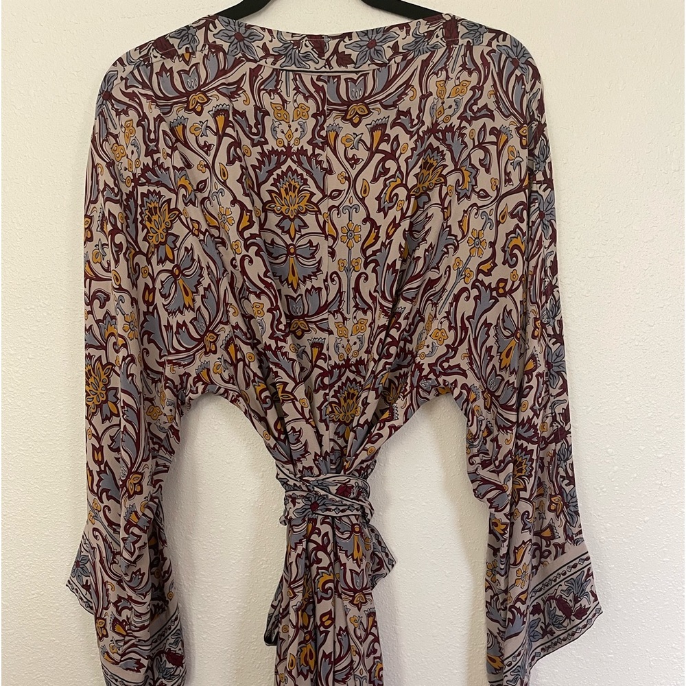Joie Mini Silk Dress Size L Boho